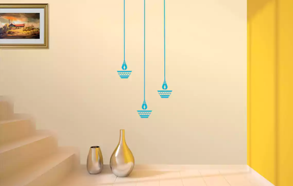 diya stencil design