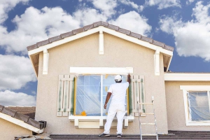 exterior painting service weather and time