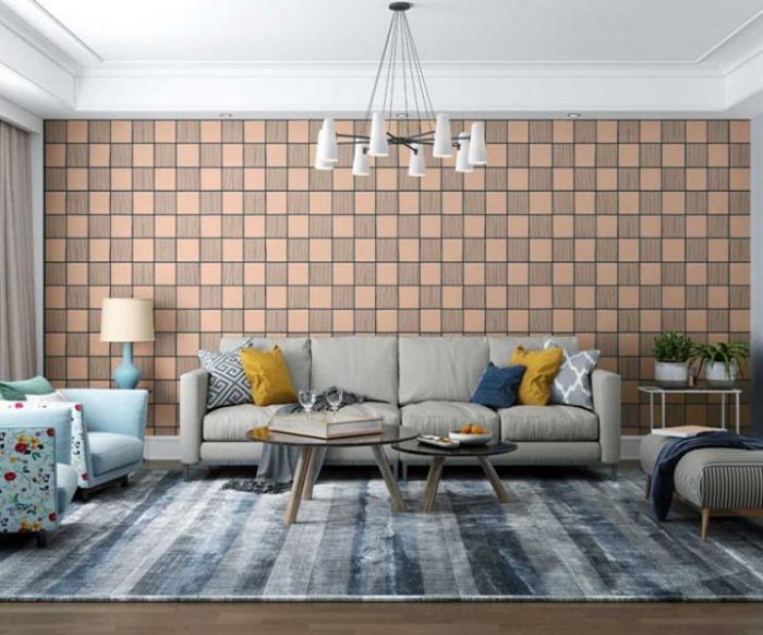 Asian Paints Royale Play Infinitex Grid Texture - Home Painting Service1